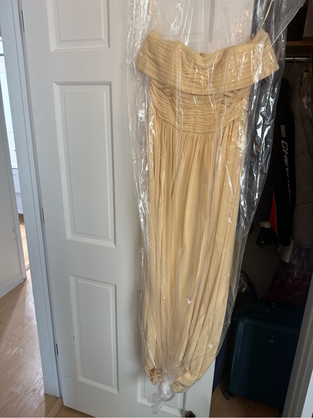 Reformation Cecilie Parmesan dress size 6